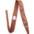 Gretsch F-Holes Leather Straps Orange and Tan Orange with Tan Accents