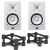 Yamaha HS 5 White + IsoAcoustics ISO-130 SET